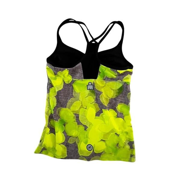 Ironman brand bright yellow and gray tank top - Picture 4 of 8